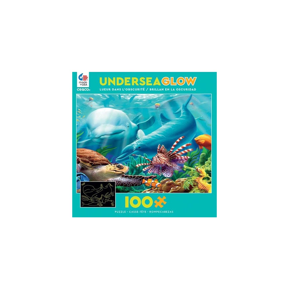 100PC UNDERSEA GLOW IN DARK ASST (6) BL